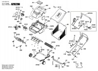Bosch 0 600 889 542 ASM 32 ACCU Lawnmower 12 V / GB Spare Parts ASM32ACCU
